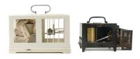 Two Metal Cased Barographs Height of larger 7 x width 10 1/2 x depth 5 1/ inches. — LATE 19TH/EARLY 20TH CENTURY