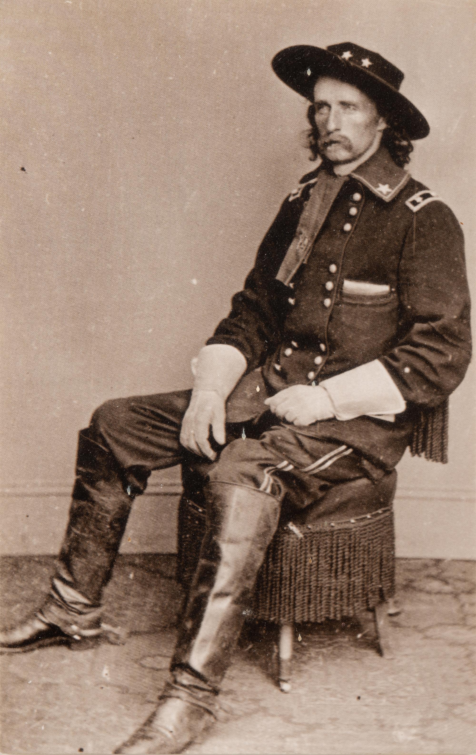 CUSTER, George Armstrong (1839-1876). Endorsement signed ("G.A. Custer"), as Brevet Major General. Headquarters 2nd Cavalry Division, 16 November 1864.
