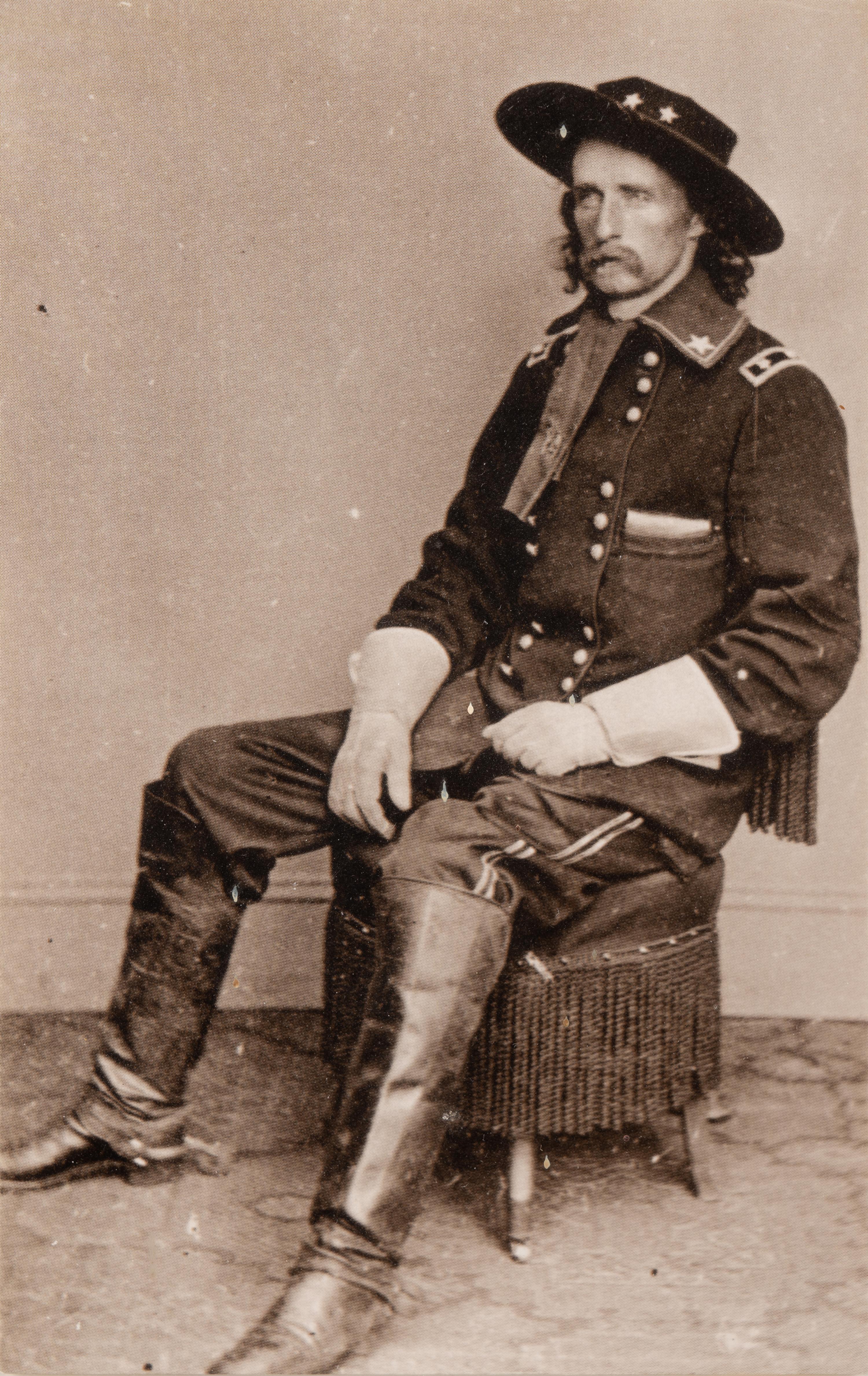 CUSTER, George Armstrong (1839-1876). Endorsement signed ("G.A. Custer"), as Brevet Major General. Headquarters 2nd Cavalry Division, 16 November 1864.