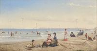The Beach at Trouville , 1876