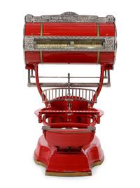 A Red Vintage Computing Scale