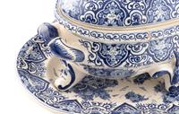 An Italian Faience Tureen and Undertray