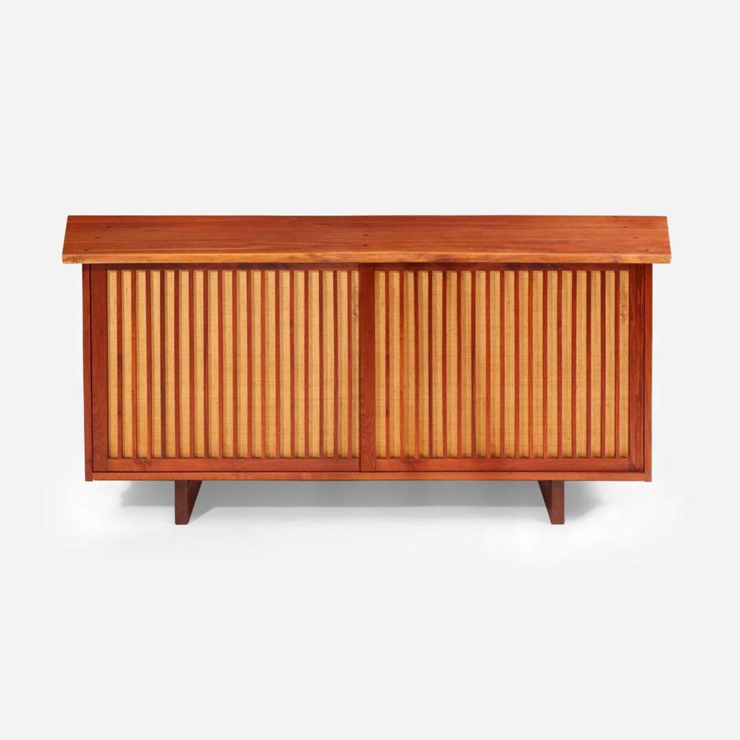 George Nakashima Double Sliding-Door Cabinet, New Hope, Pennsylvania, 1966