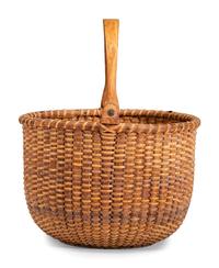 A Round Nantucket Basket