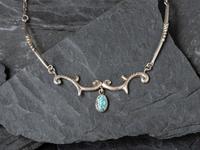 Silver and Turquoise Necklace