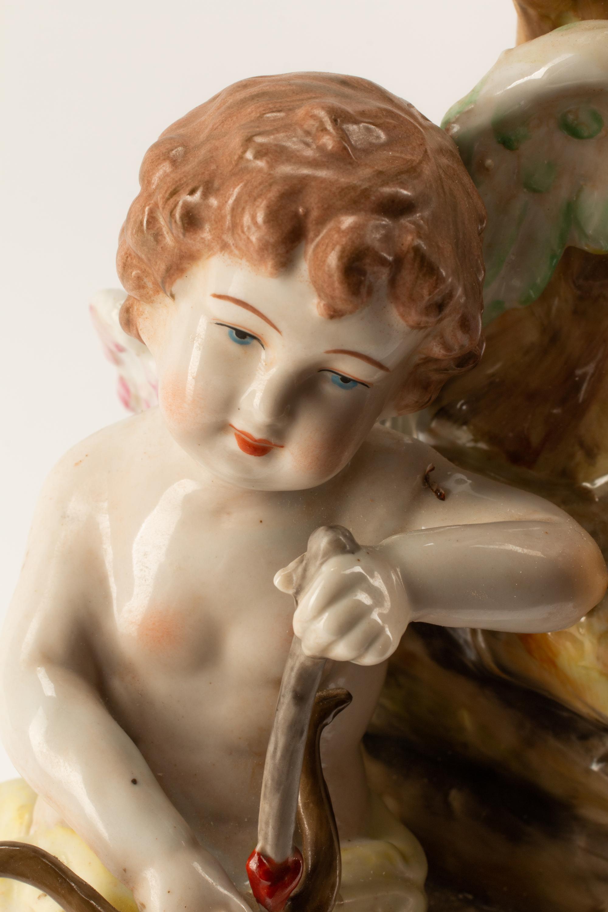 A German Porcelain Figural Group