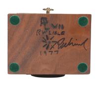 [CAMERAS]. Replica miniature drawer-style Camera Obscura by Robert Lisle, 1977.