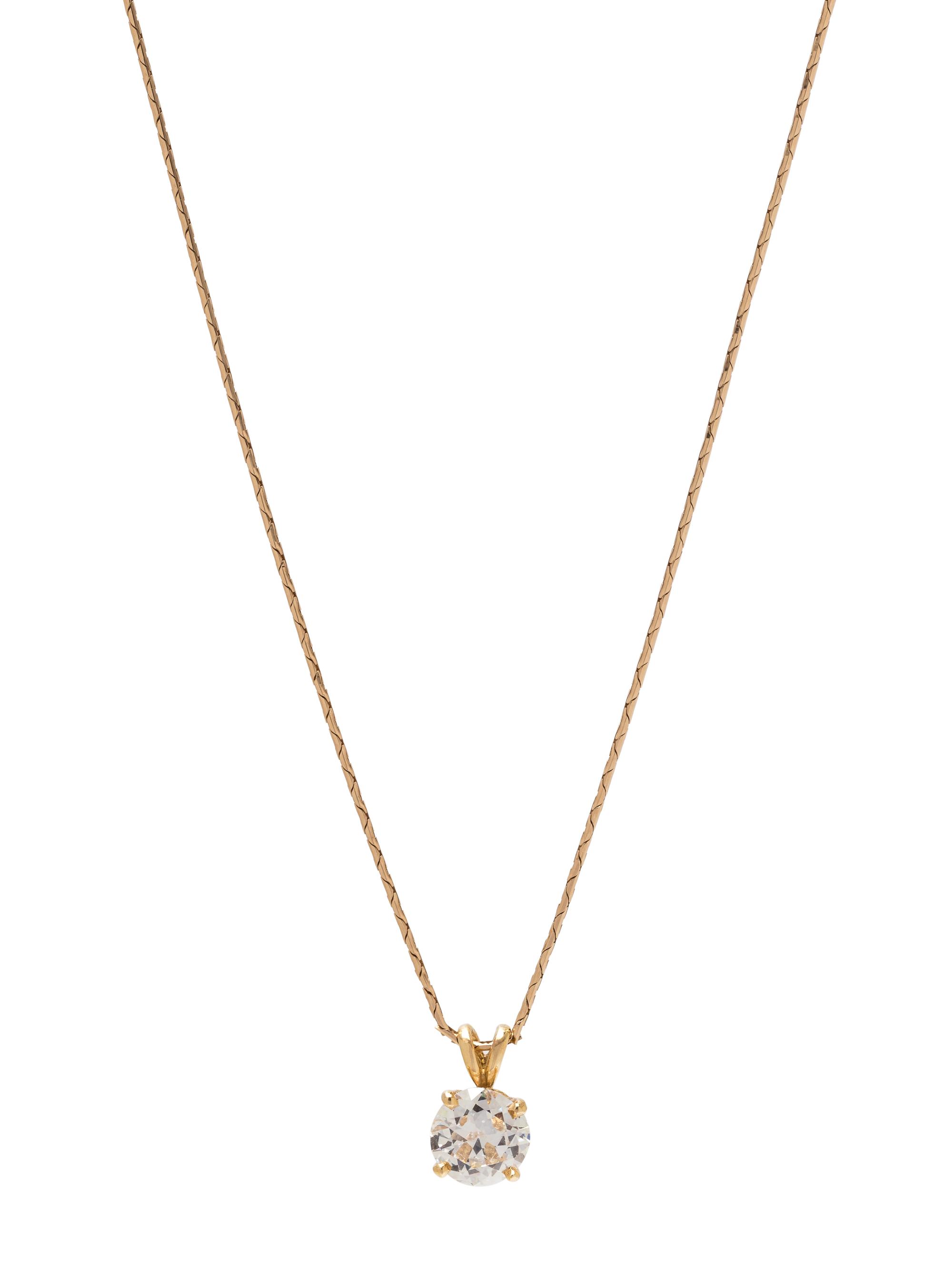 YELLOW GOLD AND DIAMOND PENDANT/NECKLACE
