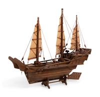 A Model of a Chinese Junk