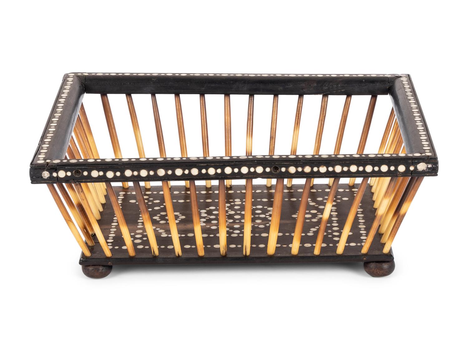 An Anglo-Indian Quill Basket