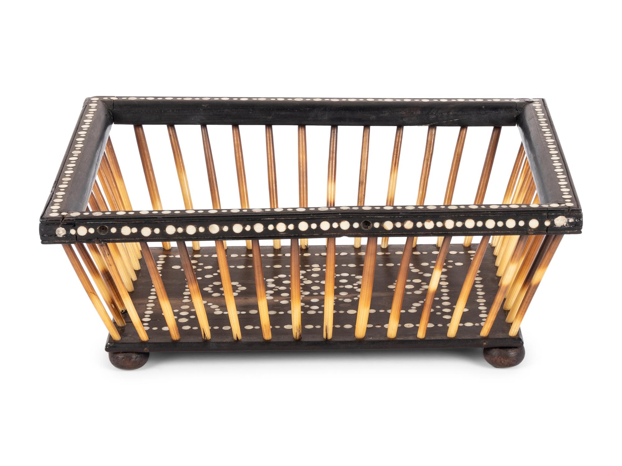 An Anglo-Indian Quill Basket