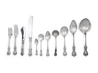 An American Silver Flatware Service