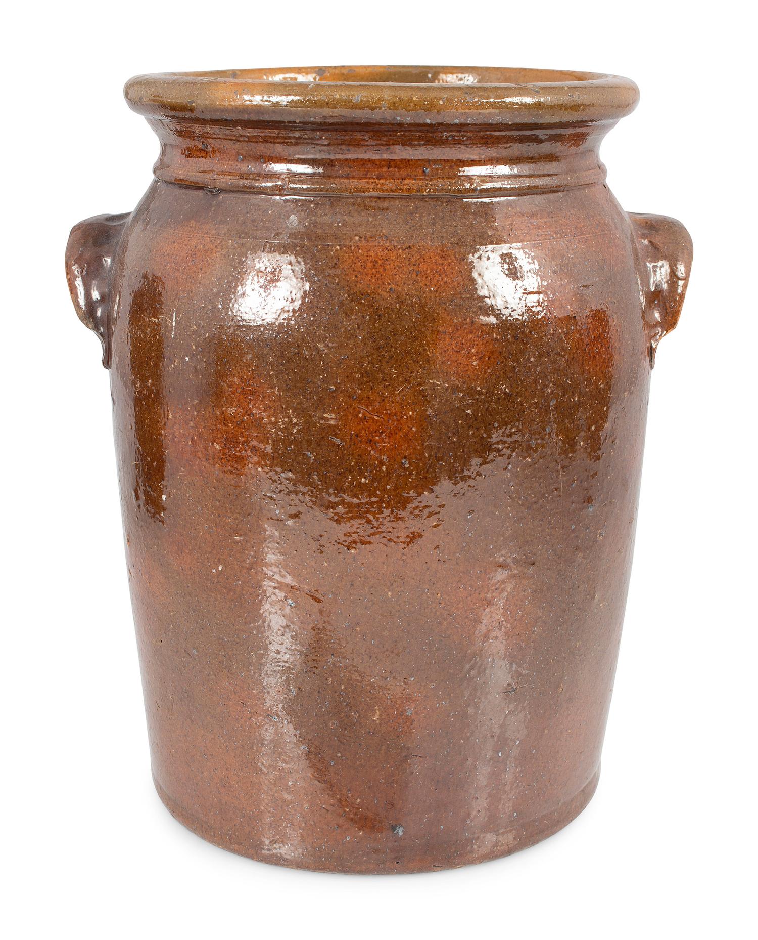 Six Redware Jars