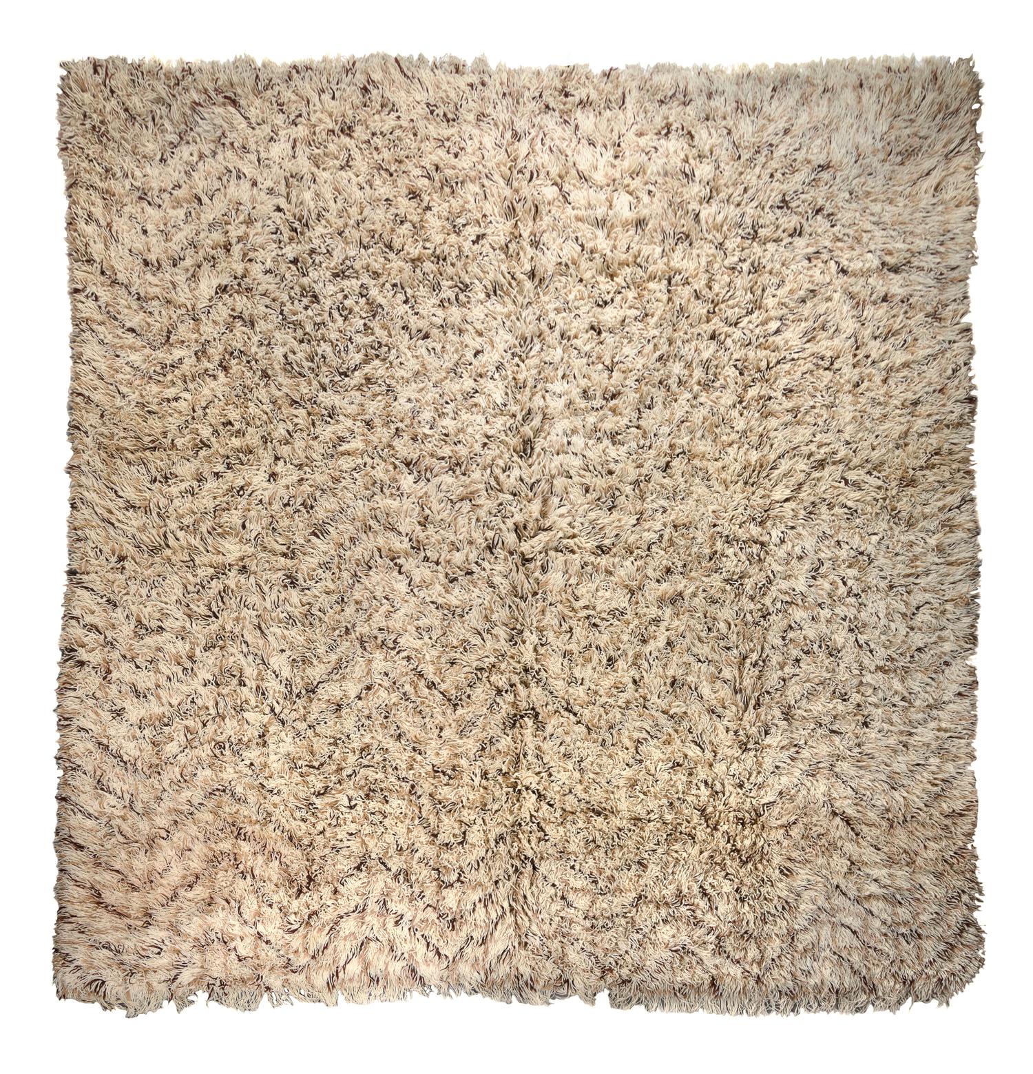 A Moroccan Shag Rug 15 feet x 13 feet.