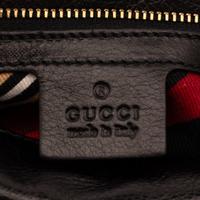 Gucci, Britt Flap Bag in Black Leather