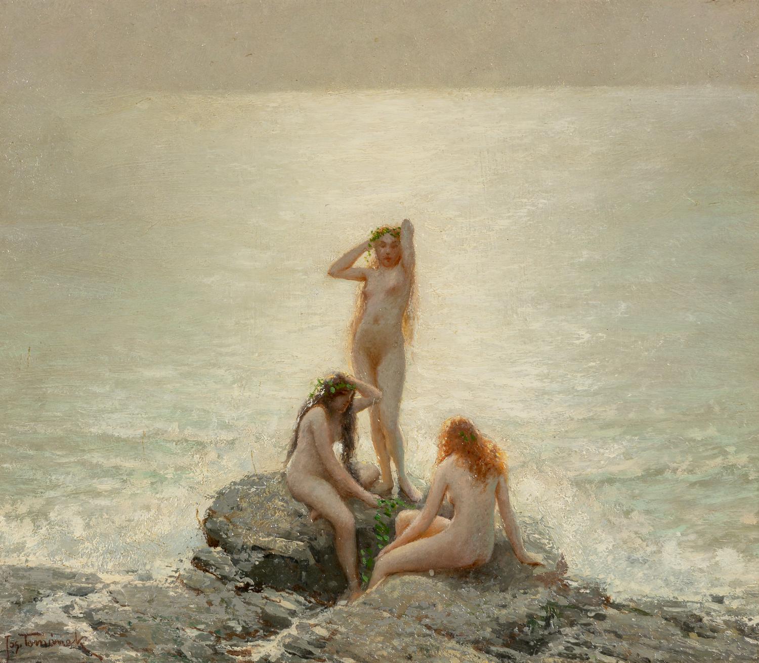 Three Bathers