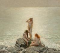 Three Bathers