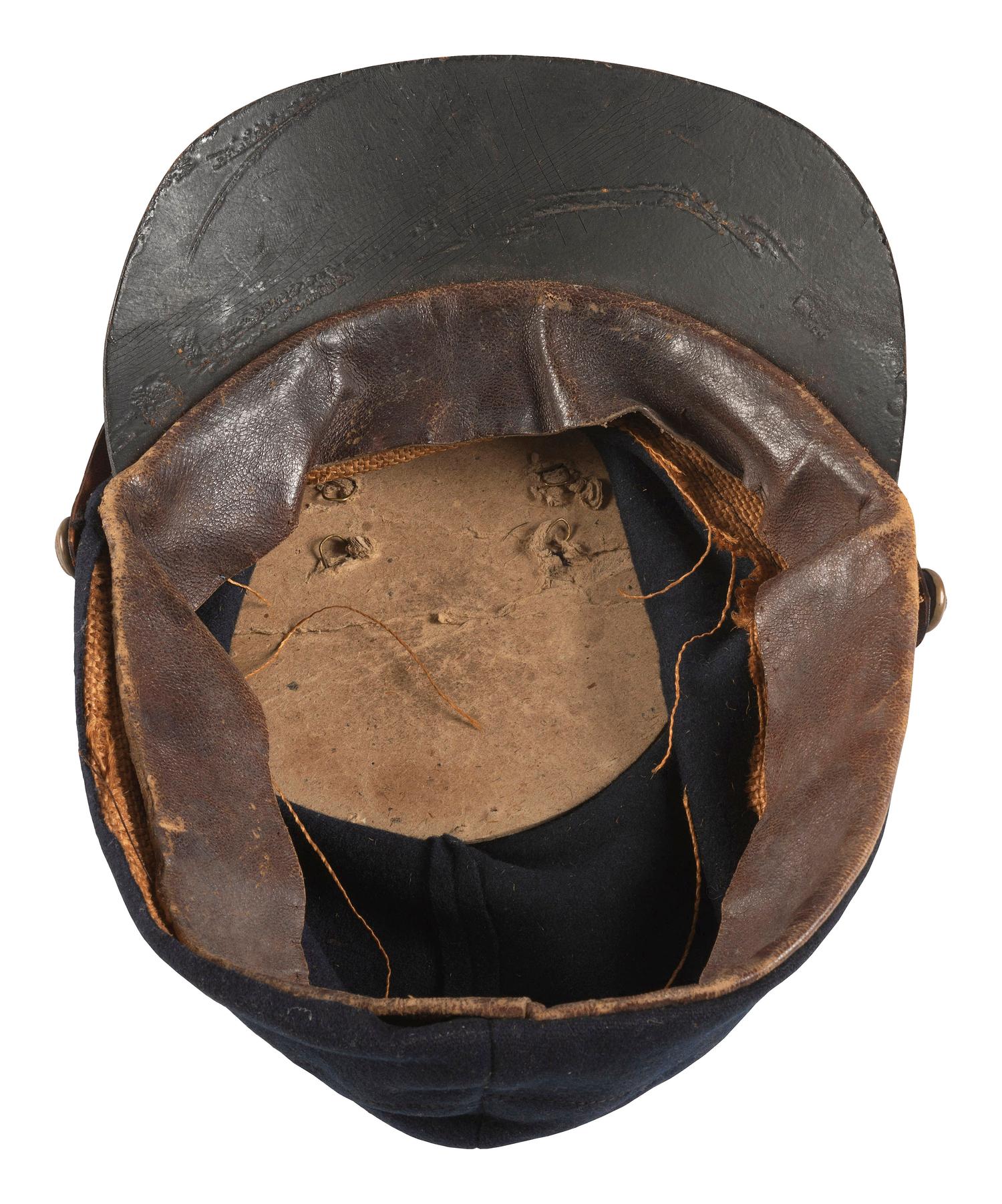 [CIVIL WAR]. Model 1858 forage cap with artillery insignia.