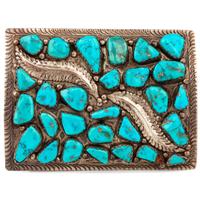 Silver and Turquoise Cluster Ketoh