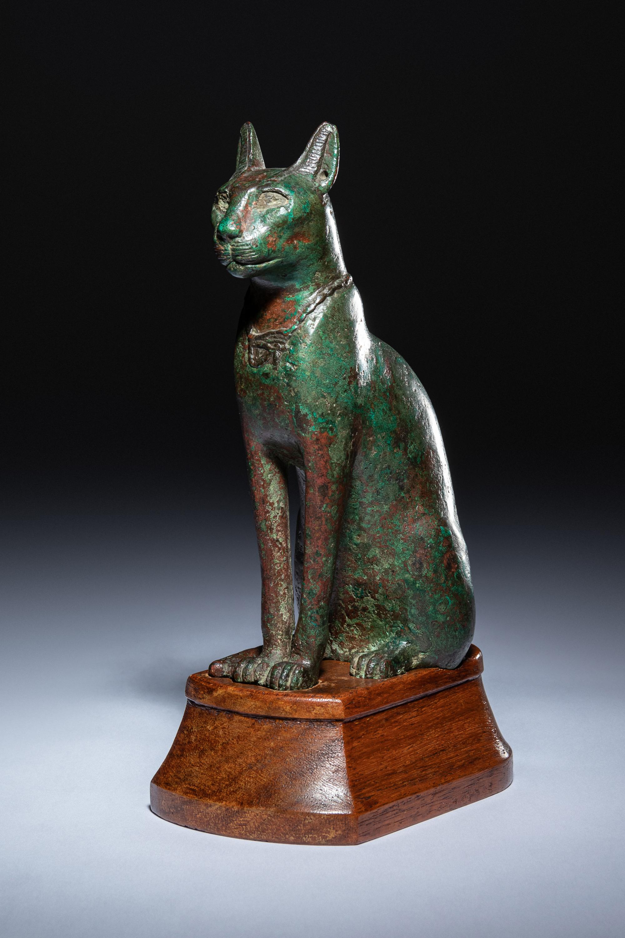 An Egyptian Bronze Cat