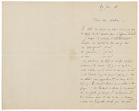 EIFFEL, Gustave (1832-1923). Autograph letter signed ("G. Eiffel"), in French, to Adolphe [Salles?]. N.p., 29 June 1895.