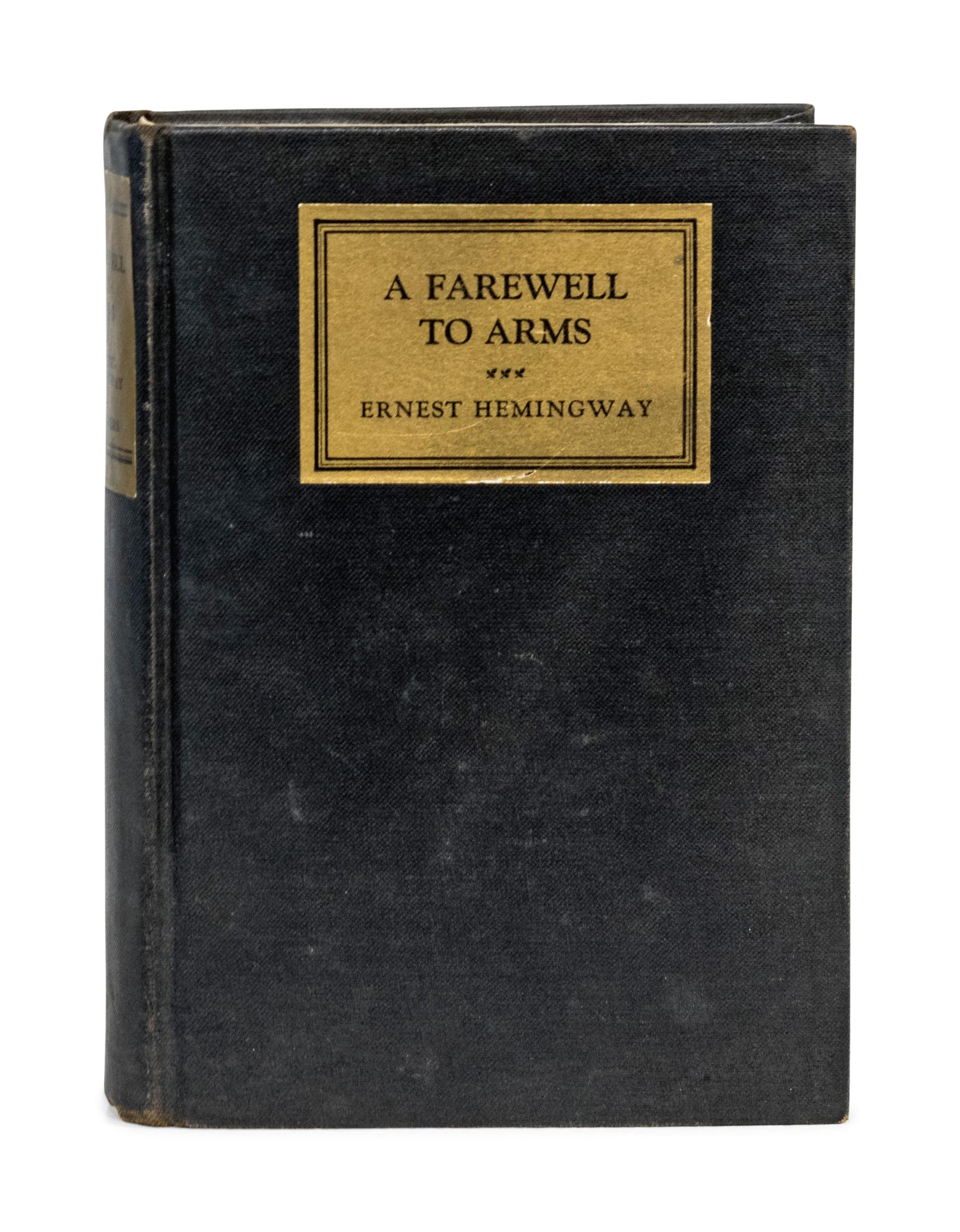 HEMINGWAY, Ernest (1899-1961). Farewell to Arms .