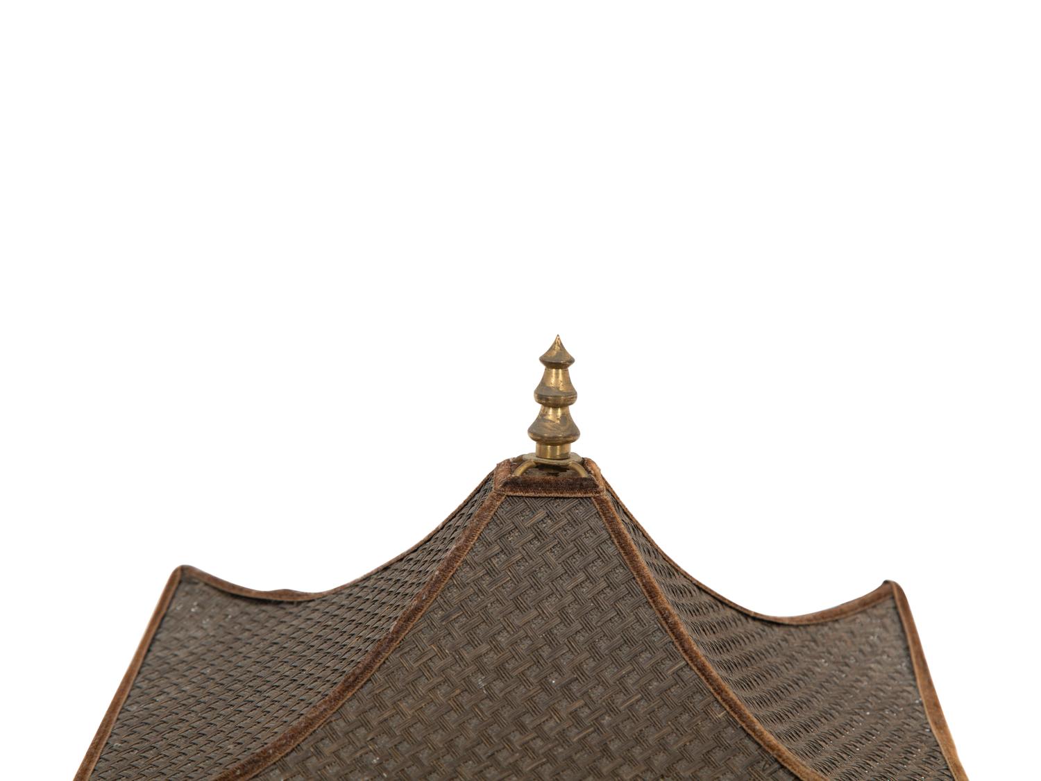 A Pagoda-Form Table Lamp