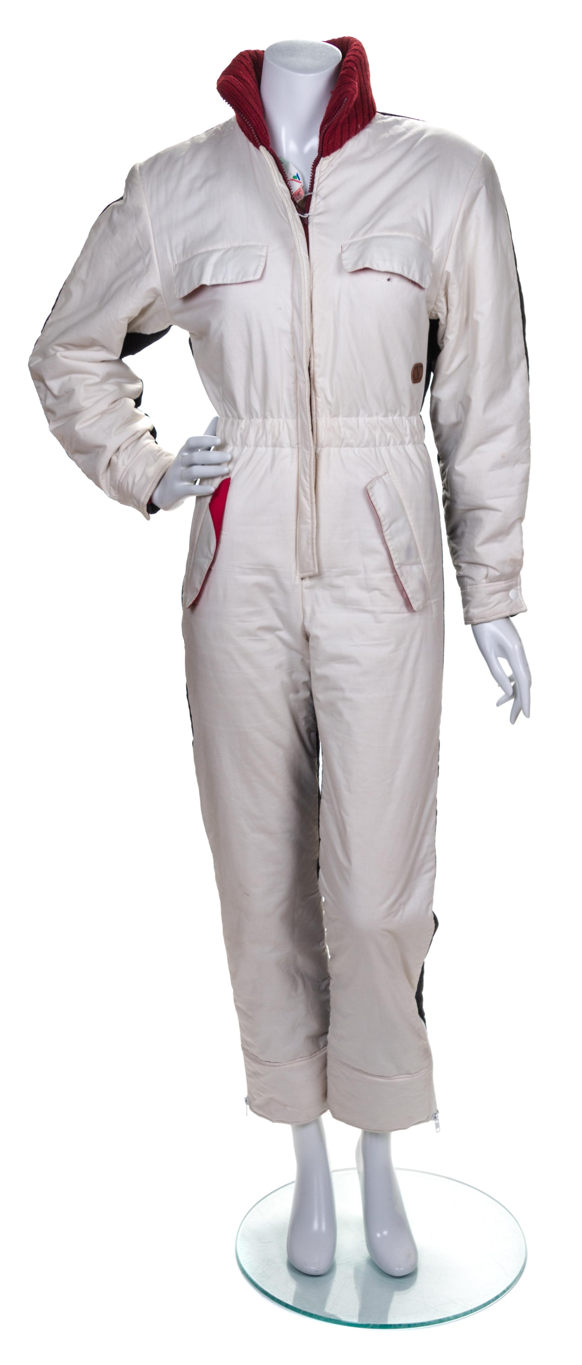 A Valentino White Ski Suit, Size 40.