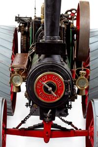 A Painted Metal Percy, Cooke & Codnor Live-Steam Tractor Scale Model