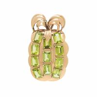 PERIDOT AND ROSE GOLD PENDANT