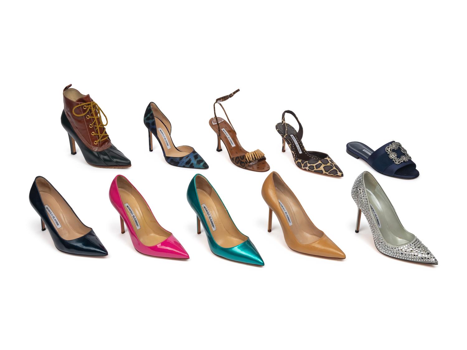 Ten Pairs of Manolo Blahnik Shoes