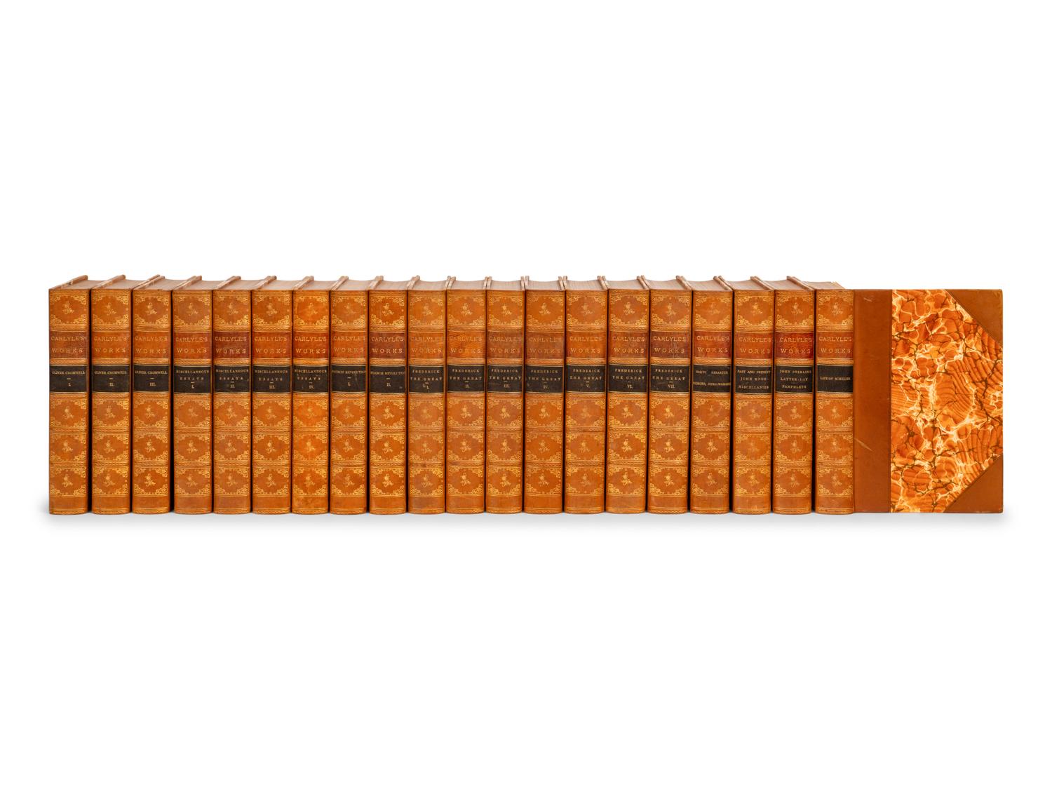 CARLYLE, Thomas. Carlyle's Complete Works . Boston: Estes and Lauriat, n.d.