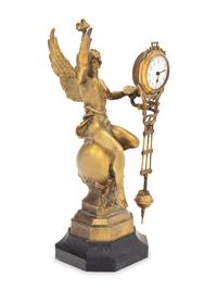 A Continental Figural Pendulum Clock