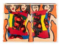 [ARTIST BOOK]. TING, Walasse (1929-2010). 1 Cent Life . Bern: E.W. Kornfeld, 1964.