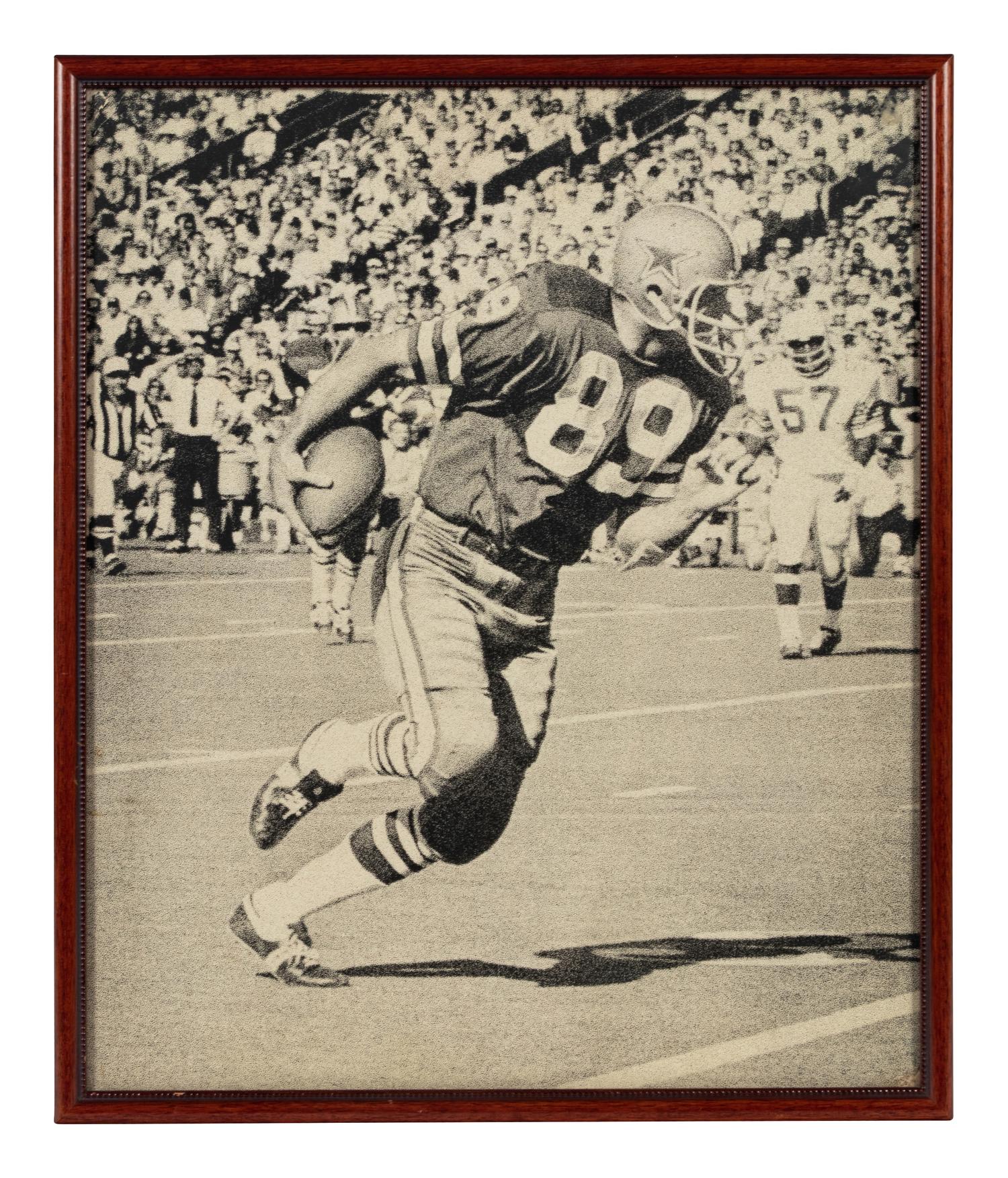A Group of Six Photographs Depicting Mike Ditka with Dallas Cowboys Formerly Displayed at Mike Ditka’s Restaurant
