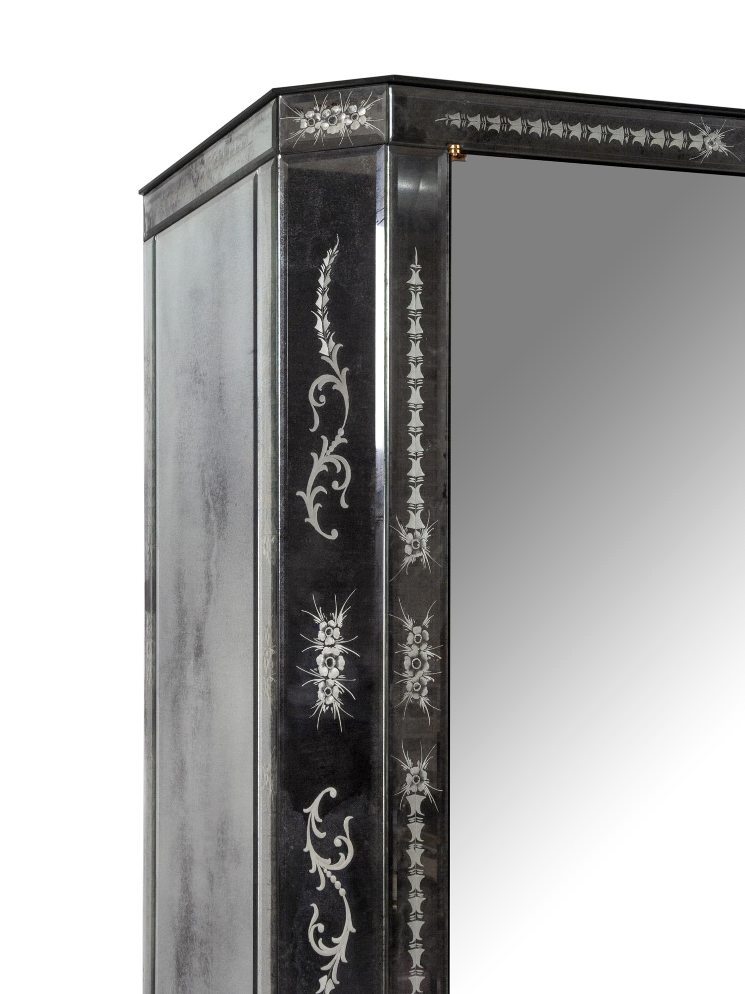 An Italian Mirrored Armoire