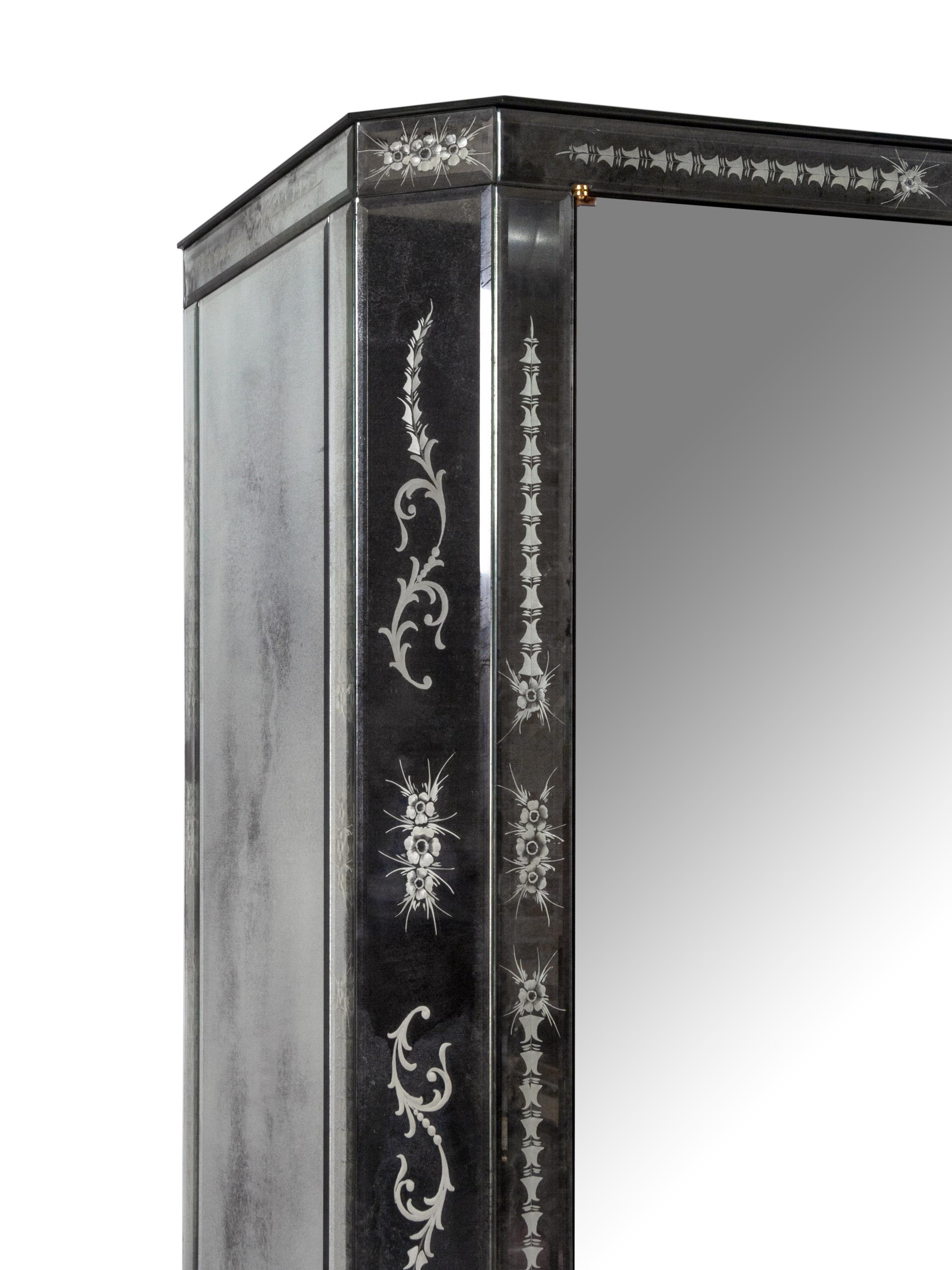 An Italian Mirrored Armoire