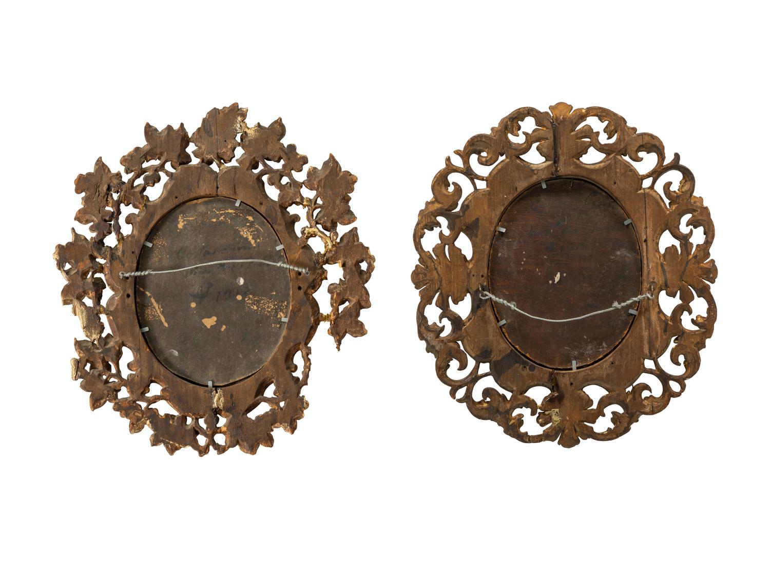 Portraits of Leonardo da Vinci and Torquato Tasso (a pair of paintings)