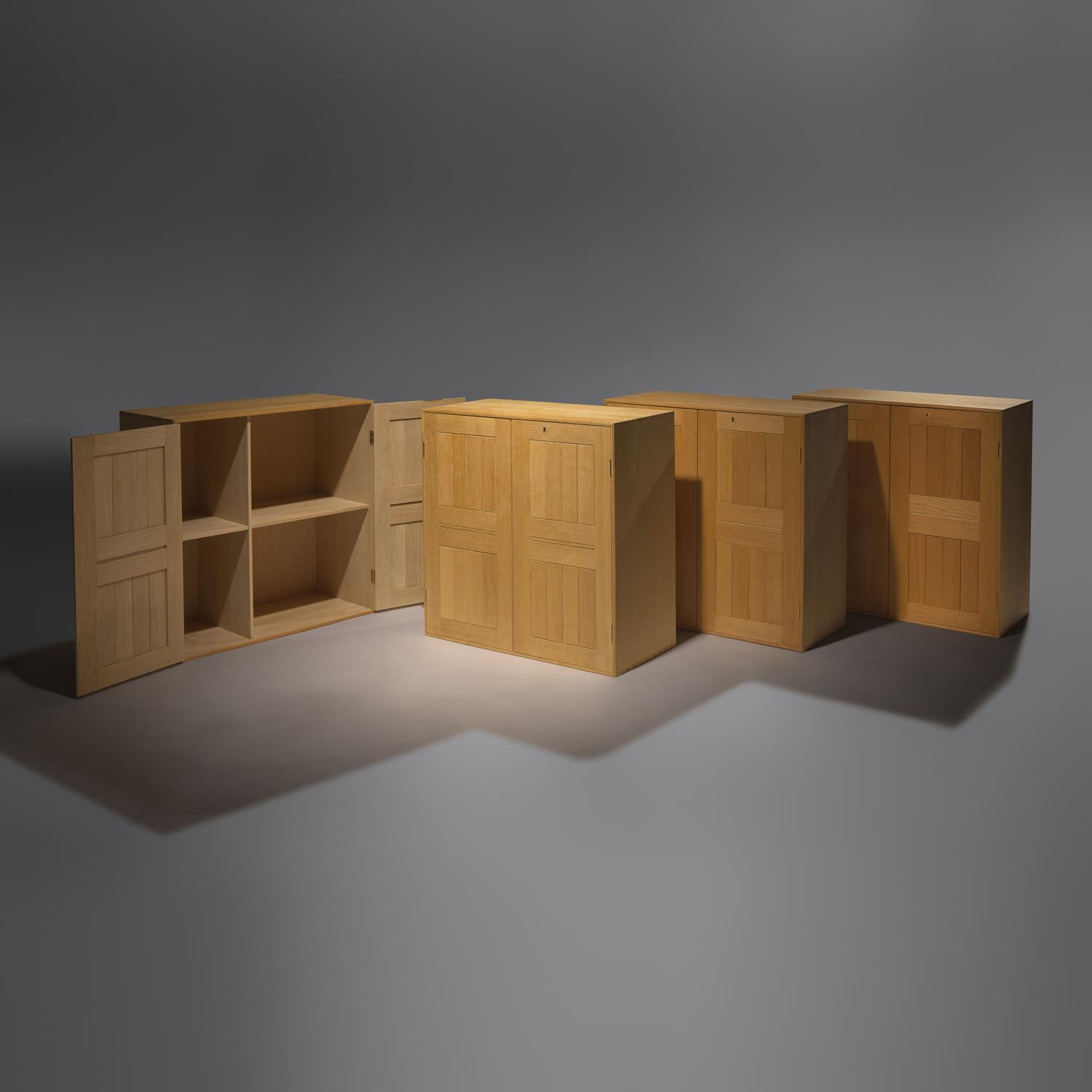 Set of 4 cabinets Carl Hansen & Son