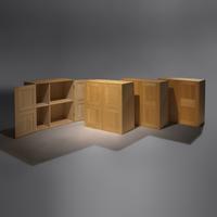 Set of 4 cabinets Carl Hansen & Son