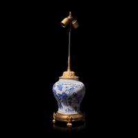 A Chinese Blue and White Porcelain 'Figural' Jar, 18th/19th Century — 清中晚期 青花四妃十六子圖罐
