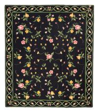 Two Needlepoint Rugs