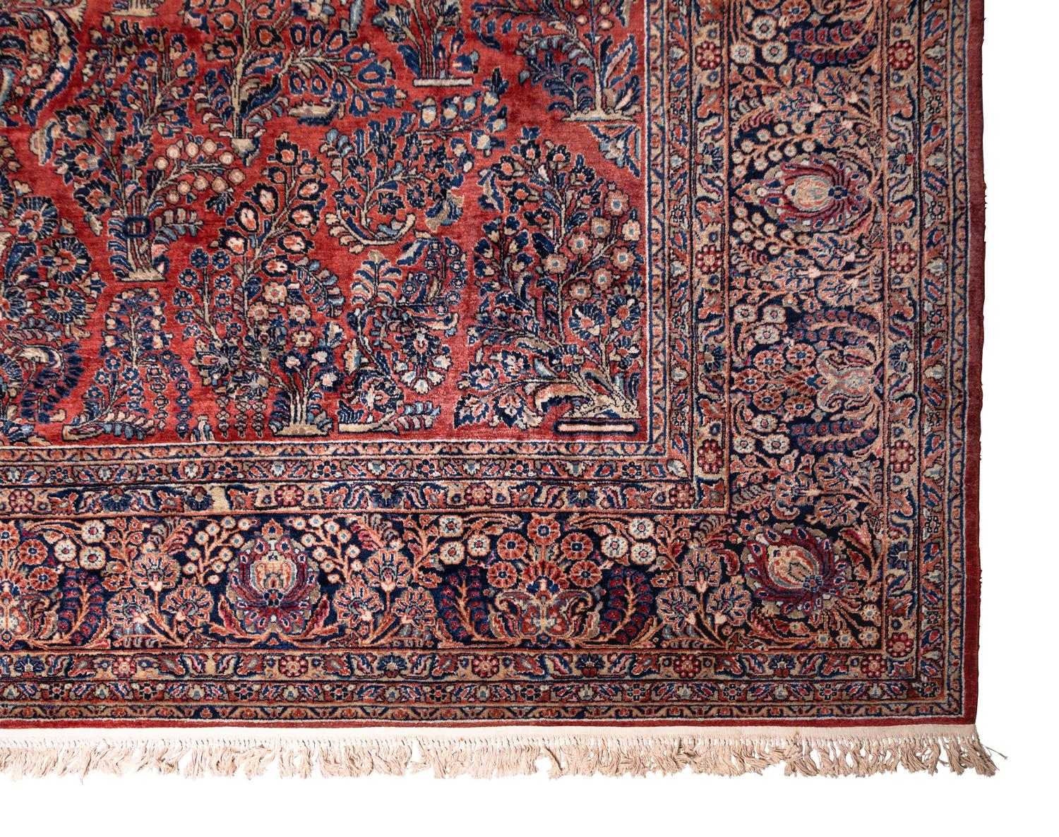 A Sarouk Wool Rug
