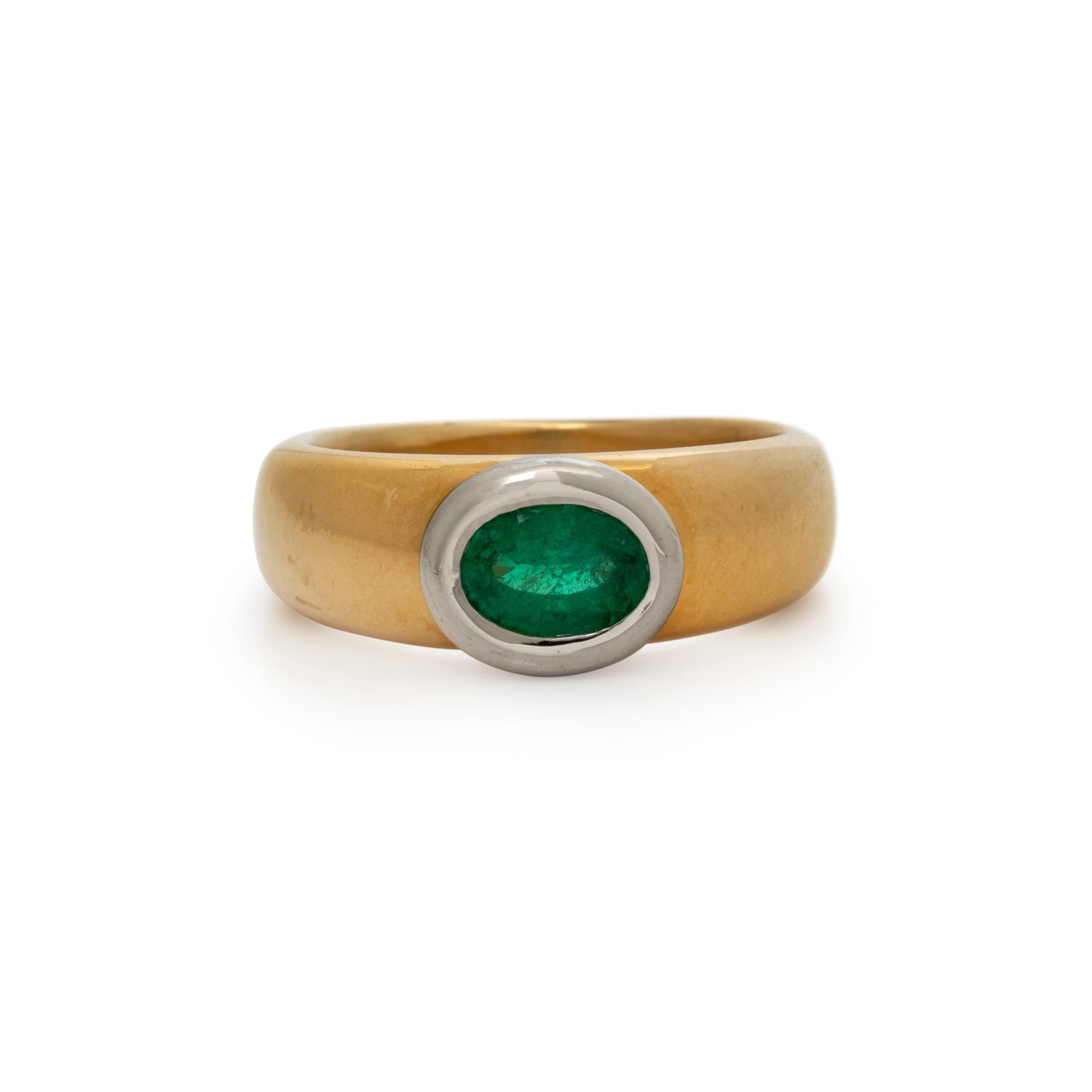 THOMAS LEYSER, EMERALD RING