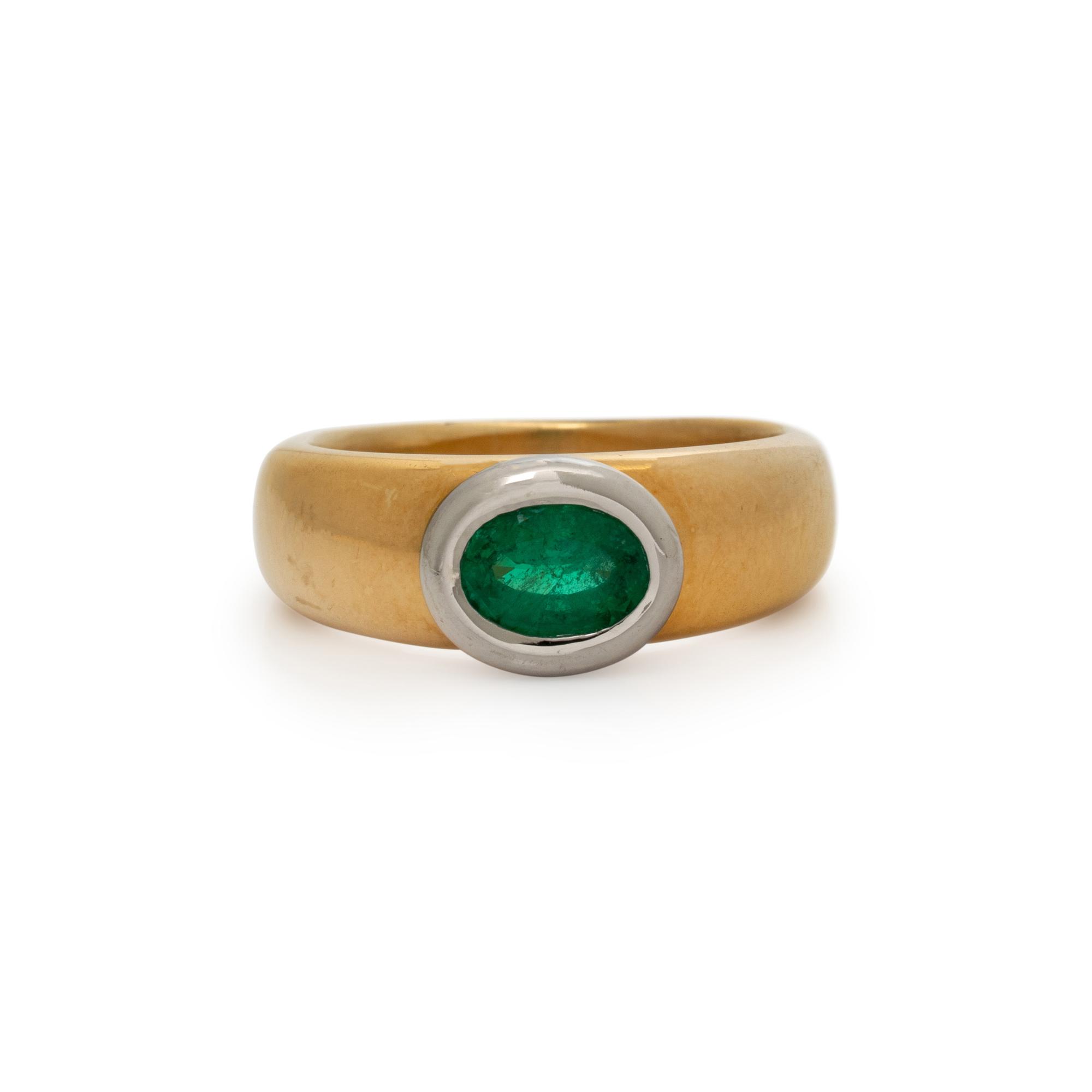 THOMAS LEYSER, EMERALD RING