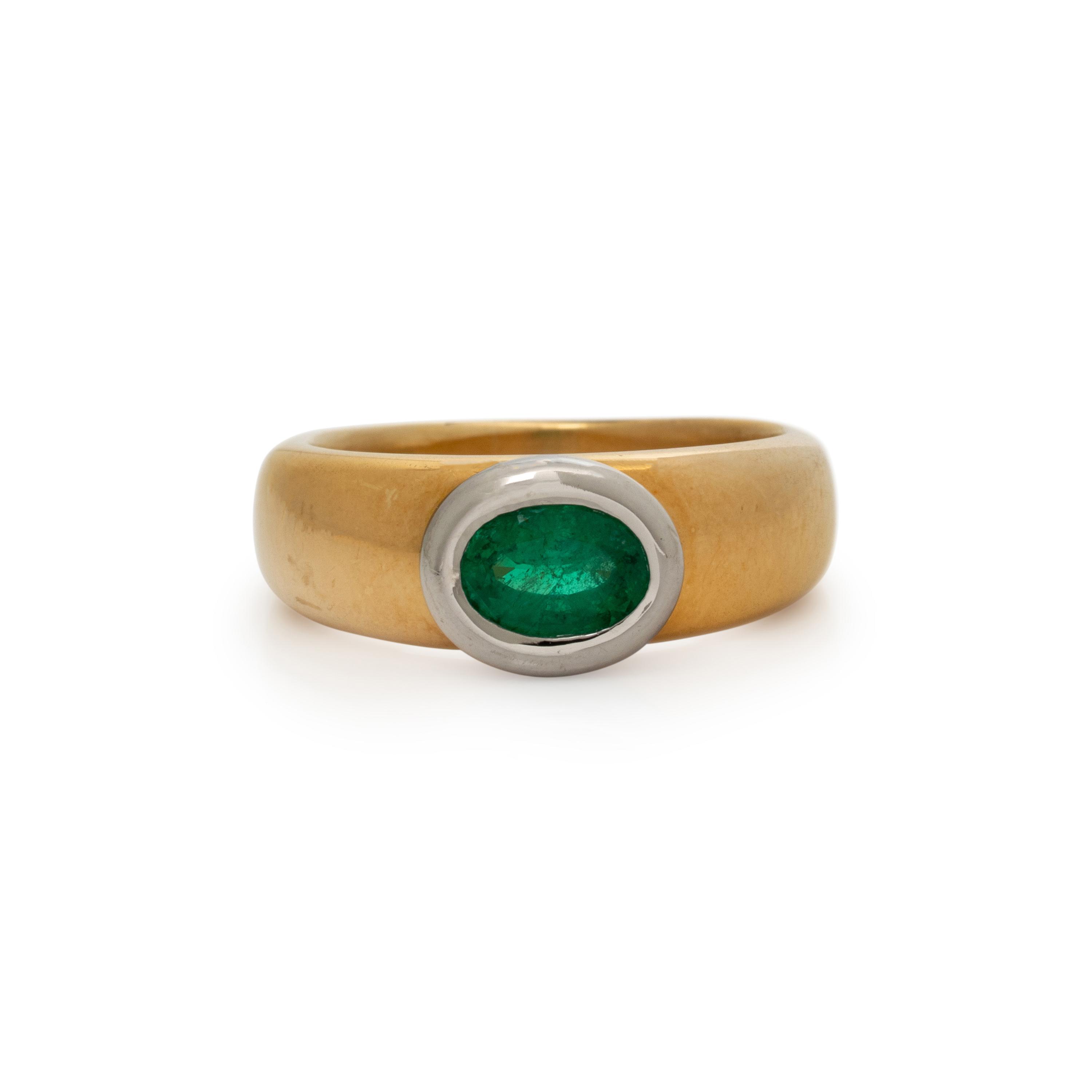 THOMAS LEYSER, EMERALD RING