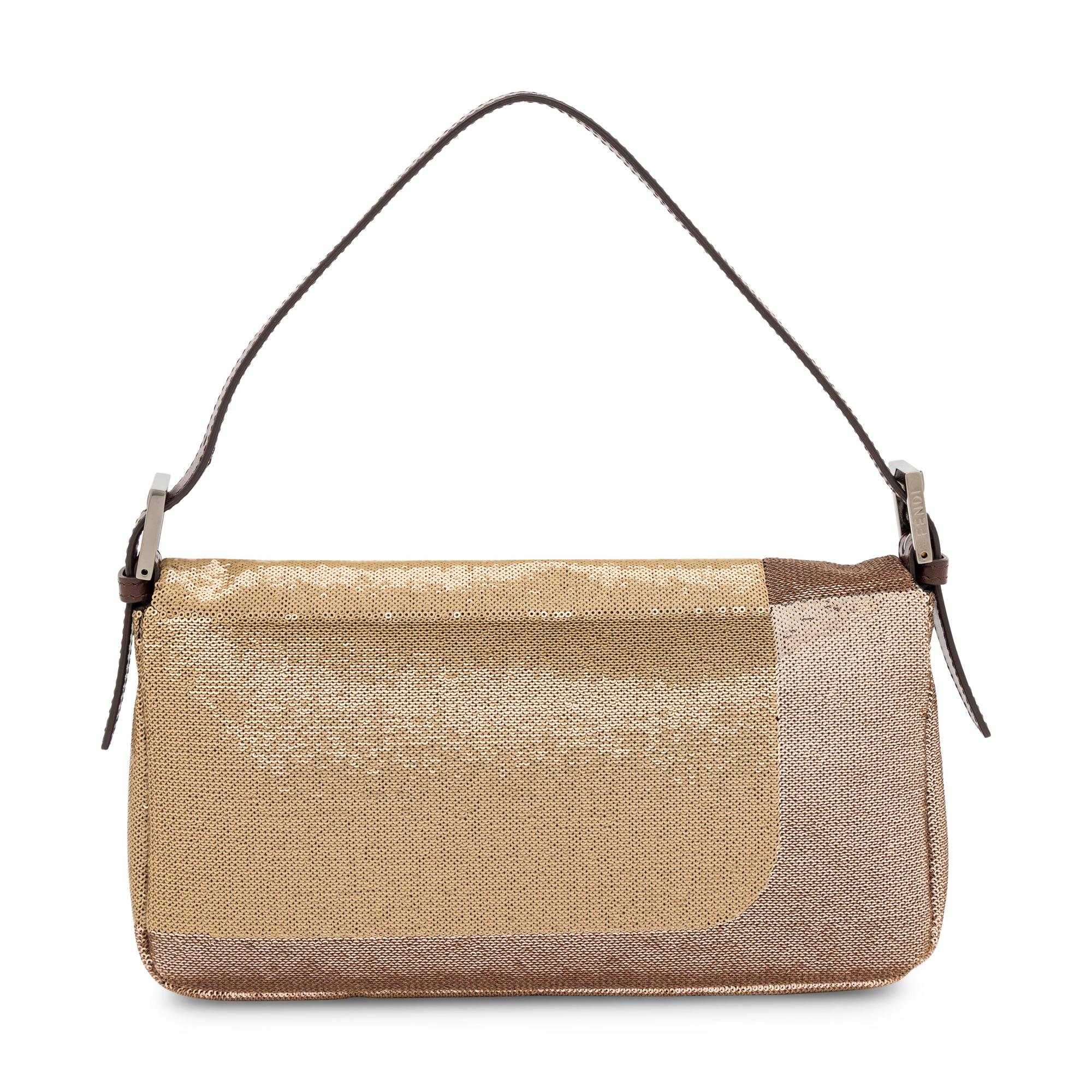 Fendi, Metallic Sequined Baguette