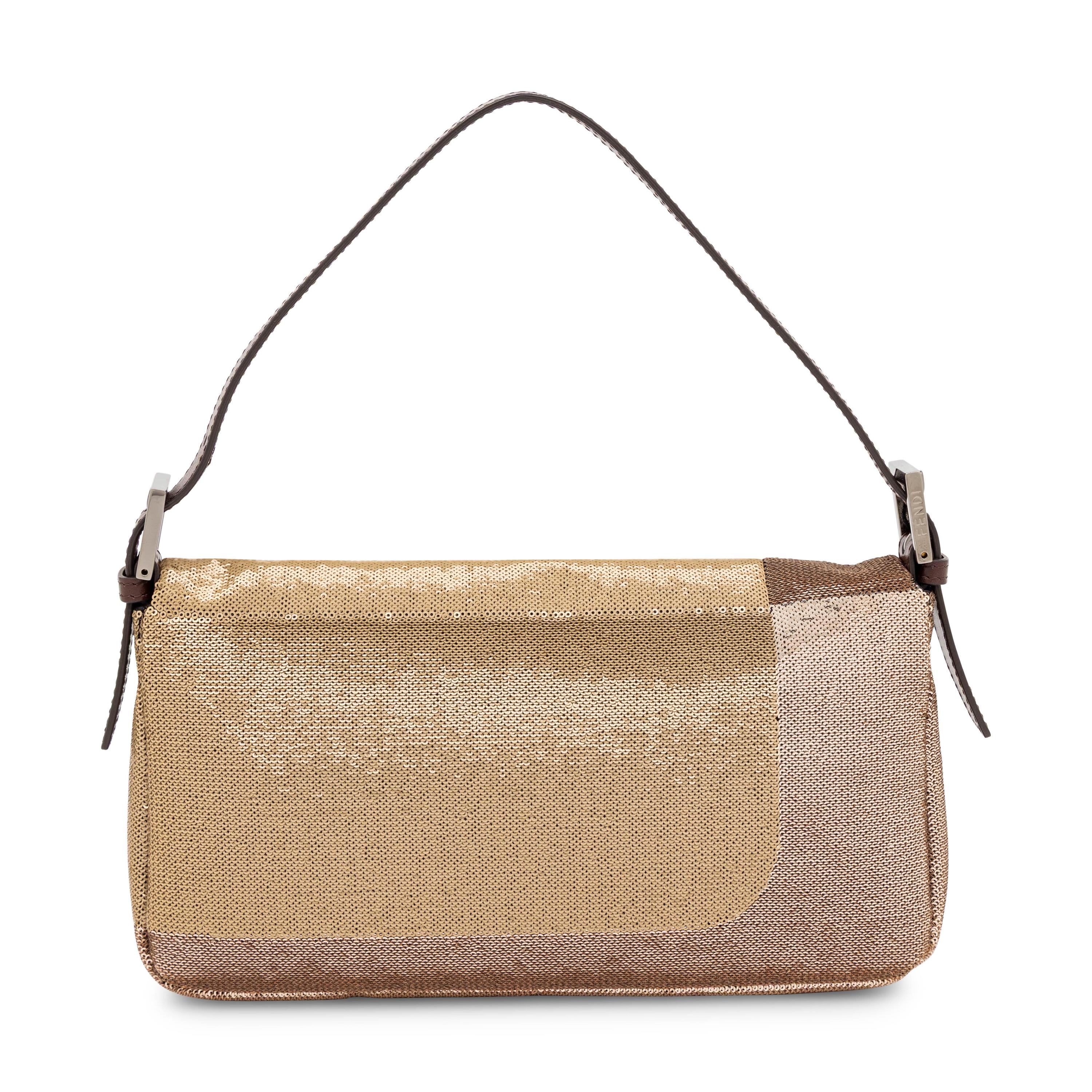 Fendi, Metallic Sequined Baguette
