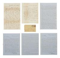 [CIVIL WAR]. The Palmer family archive discussing politics, Civil War substitutes, and business matters, 1850-1868.