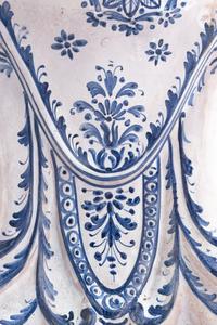 A Pair of Italian Faience Garden Stools